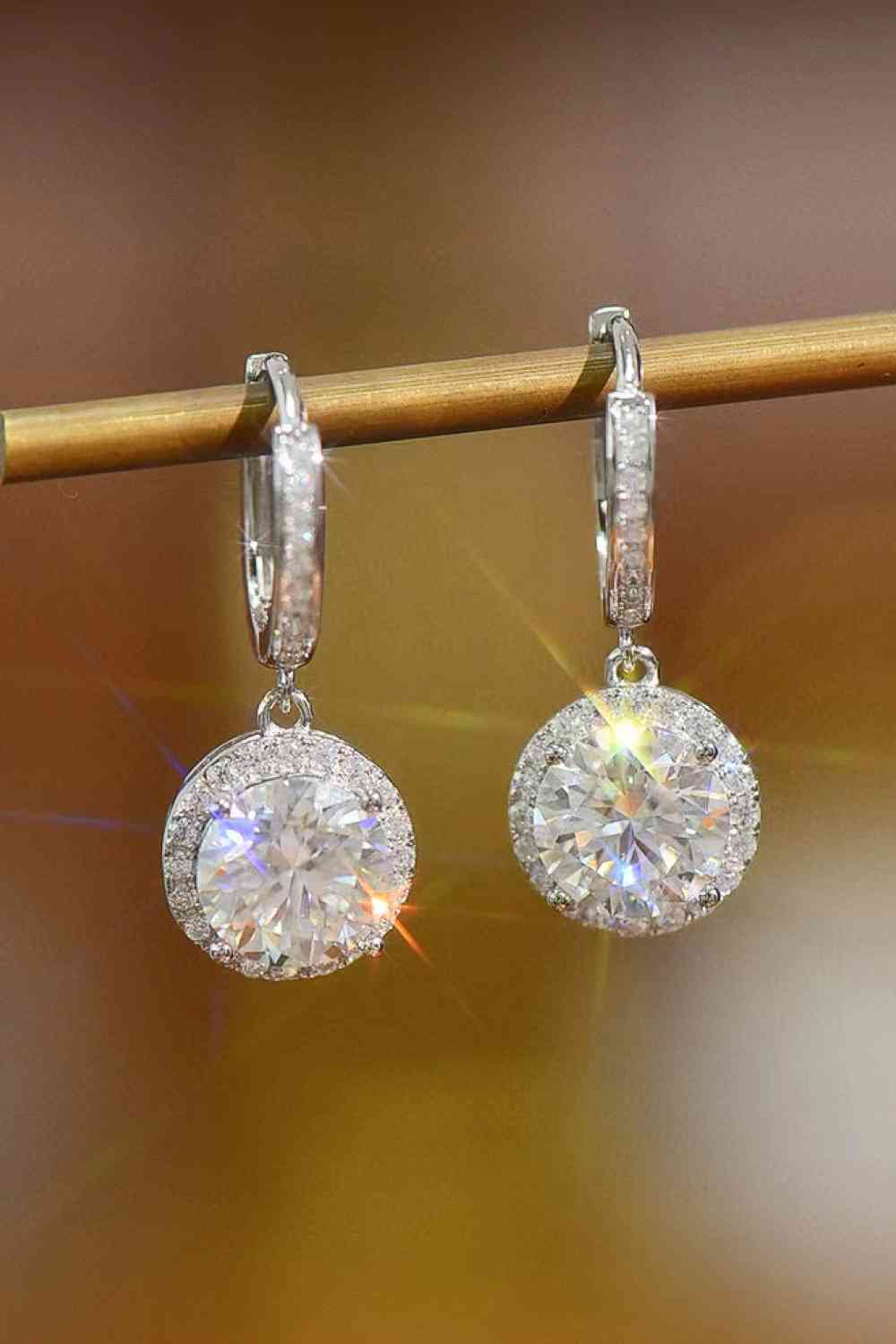 Decorated Drop Earrings