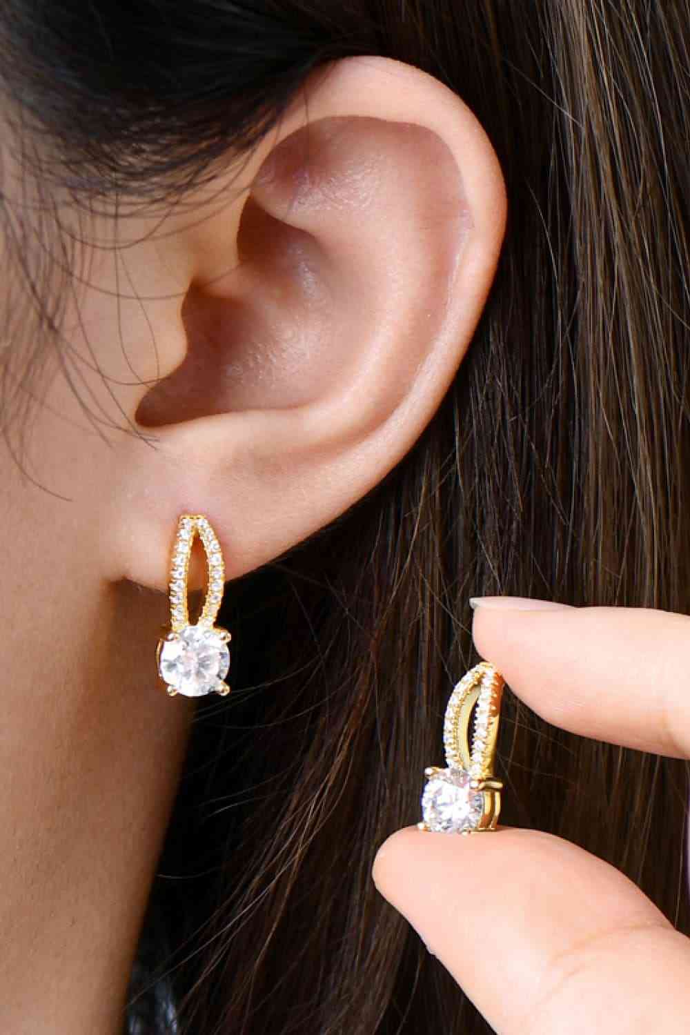 Caroling Huggie Earrings