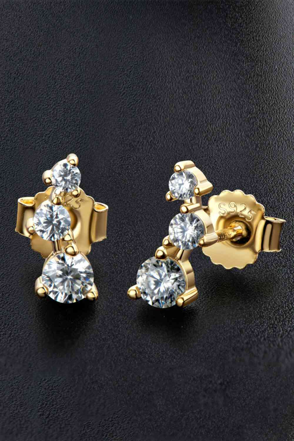 Tinsel Stud Earrings