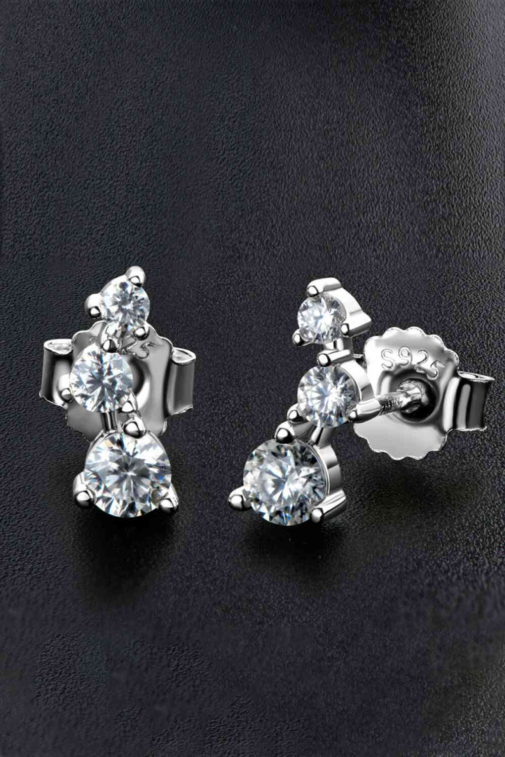 Tinsel Stud Earrings